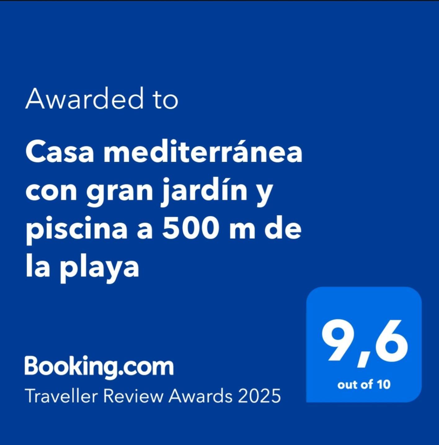 Casa Mediterranea Con Gran Jardin Y Piscina A 500 M De La Playa Рода-де-Бара Экстерьер фото